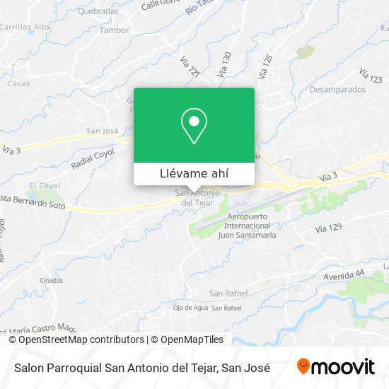 Mapa de Salon Parroquial San Antonio del Tejar