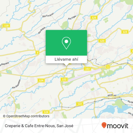 Mapa de Creperie & Cafe Entre-Nous