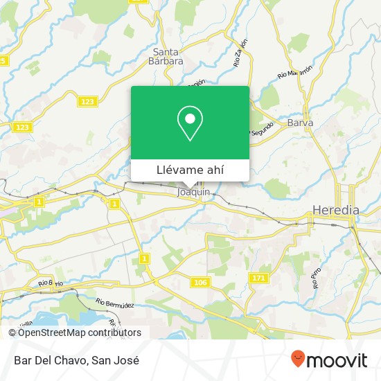 Mapa de Bar Del Chavo