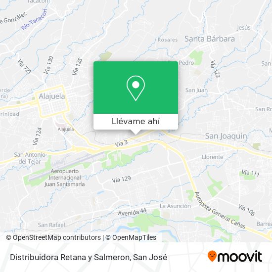 Mapa de Distribuidora Retana y Salmeron