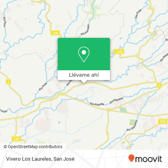 Mapa de Vivero Los Laureles