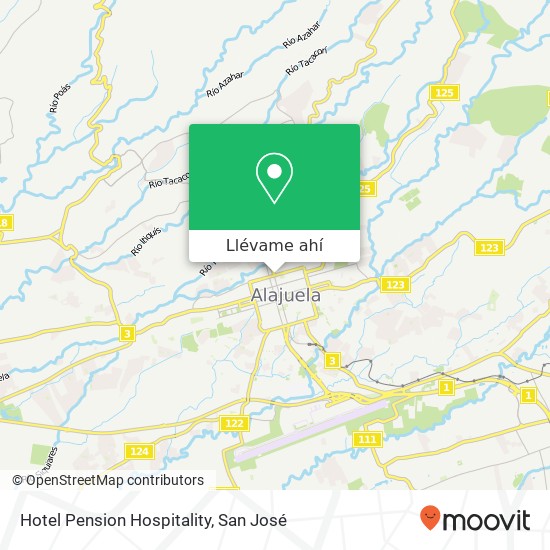 Mapa de Hotel Pension Hospitality