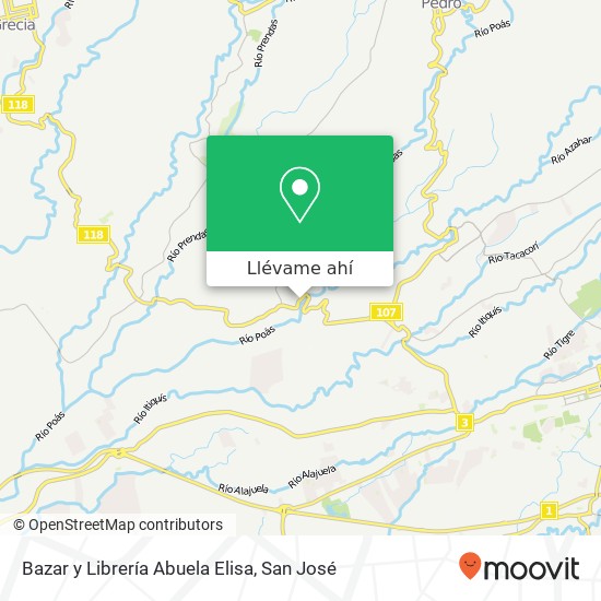 Mapa de Bazar y Librería Abuela Elisa