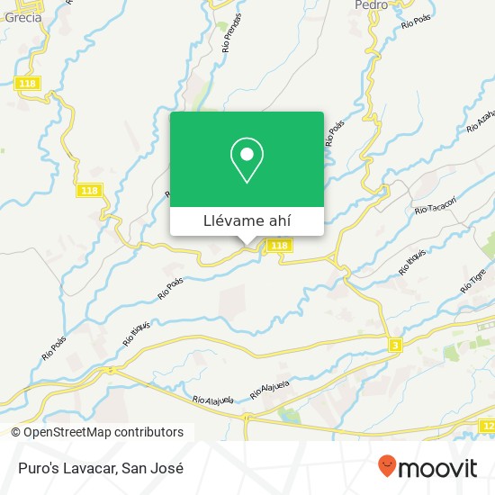 Mapa de Puro's Lavacar