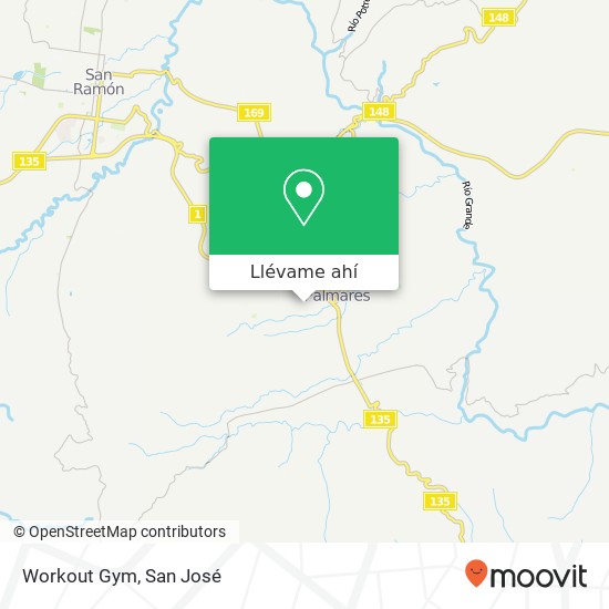Mapa de Workout Gym