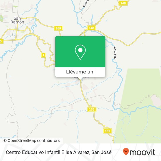 Mapa de Centro Educativo Infantil Elisa Alvarez