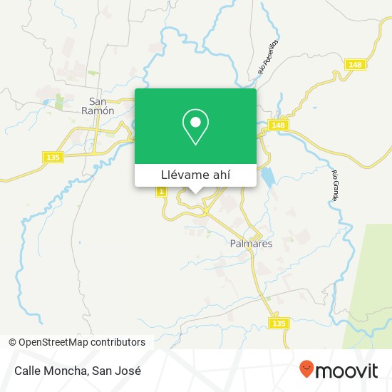 Mapa de Calle Moncha