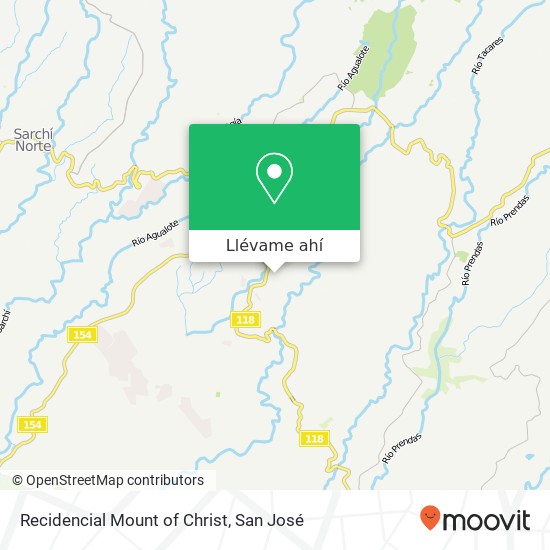 Mapa de Recidencial Mount of Christ