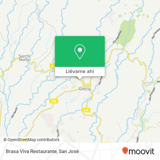 Mapa de Brasa Viva Restaurante