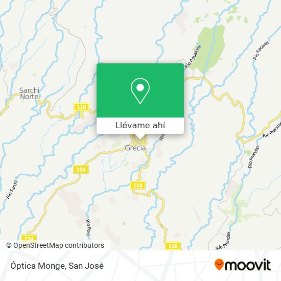 Mapa de Óptica Monge