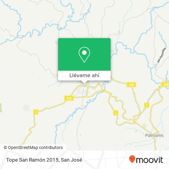 Mapa de Tope San Ramón 2015