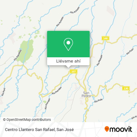 Mapa de Centro Llantero San Rafael