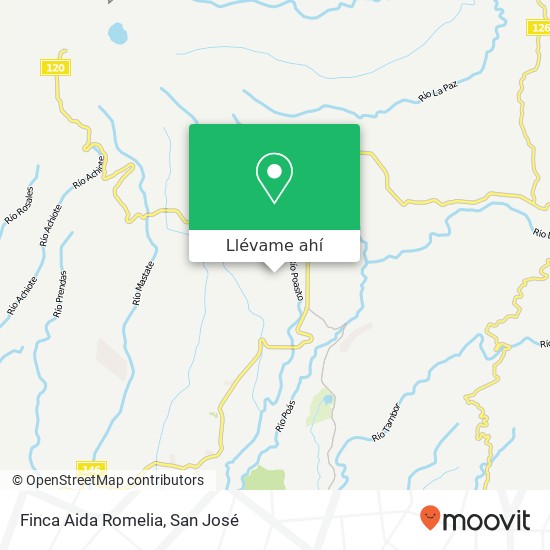Mapa de Finca Aida Romelia