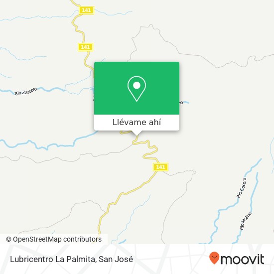 Mapa de Lubricentro La Palmita