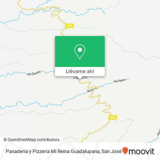 Mapa de Panaderia y Pizzeria Mi Reina Guadalupana