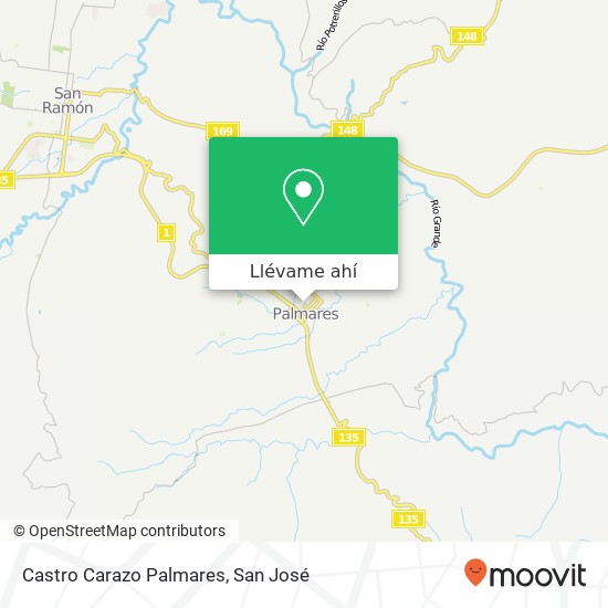 Mapa de Castro Carazo Palmares