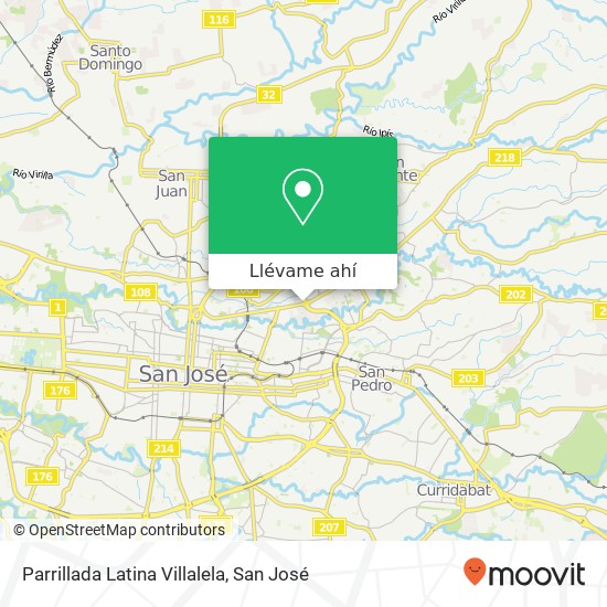 Mapa de Parrillada Latina Villalela