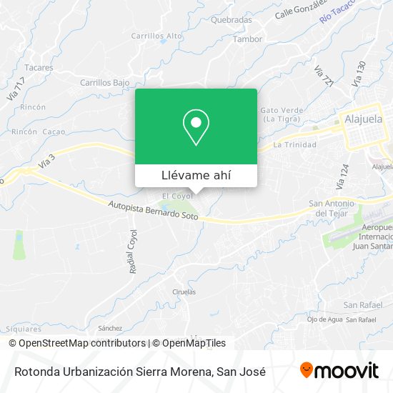 Mapa de Rotonda Urbanización Sierra Morena