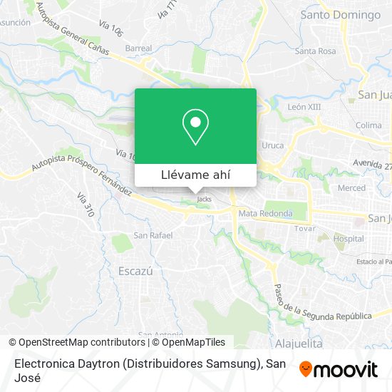 Mapa de Electronica Daytron (Distribuidores Samsung)