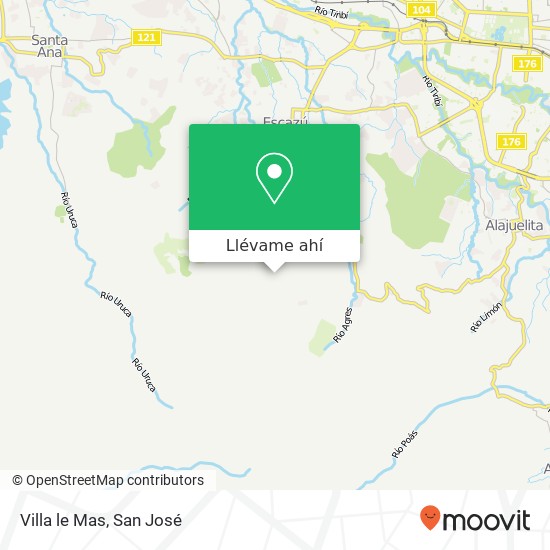 Mapa de Villa le Mas