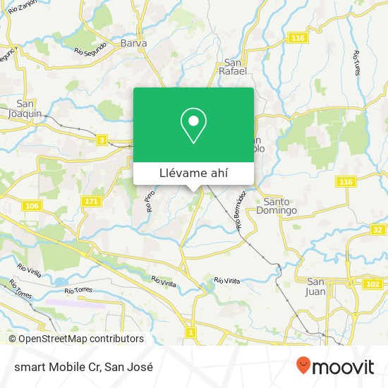 Mapa de smart Mobile Cr