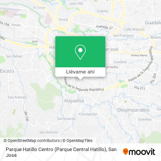 Mapa de Parque Hatillo Centro (Parque Central Hatillo)