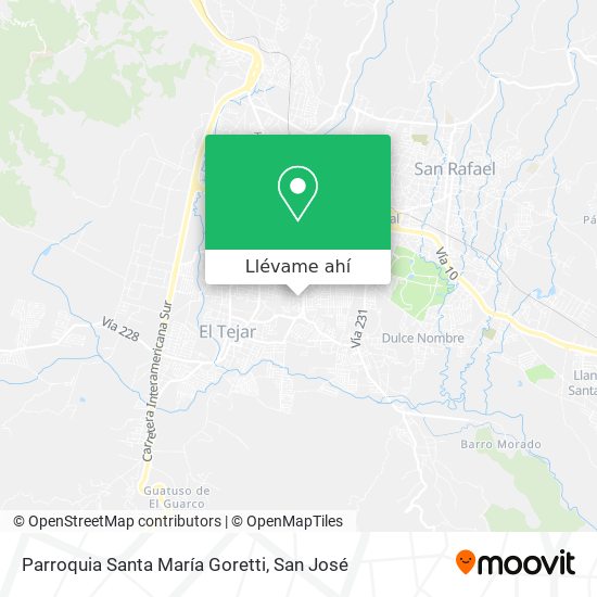 Cómo llegar a Parroquia Santa María Goretti en El Guarco en Autobús o Tren?