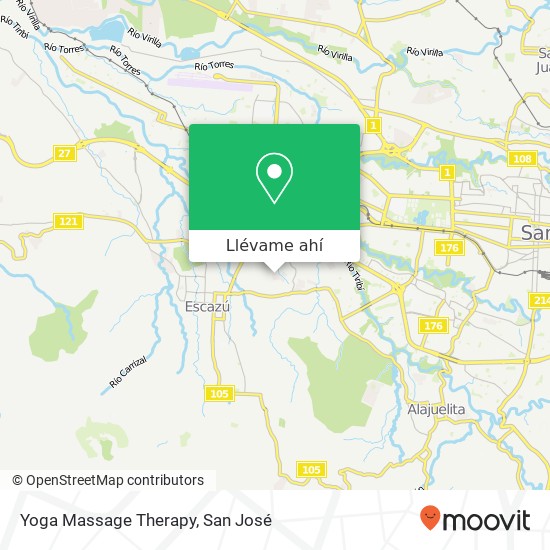 Mapa de Yoga Massage Therapy