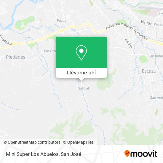 Mapa de Mini Super Los Abuelos