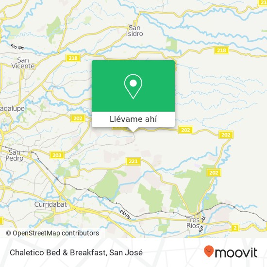 Mapa de Chaletico Bed & Breakfast