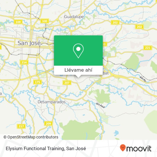 Mapa de Elysium Functional Training