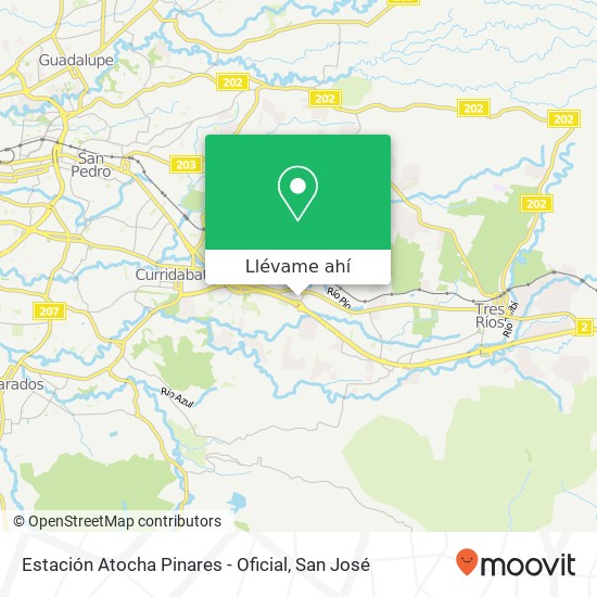 Mapa de Estación Atocha Pinares - Oficial