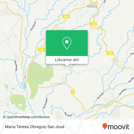 Mapa de Maria Teresa Obregon