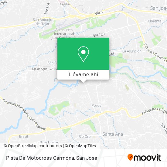 Mapa de Pista De Motocross Carmona