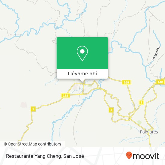 Mapa de Restaurante Yang Cheng