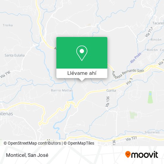 Mapa de Monticel
