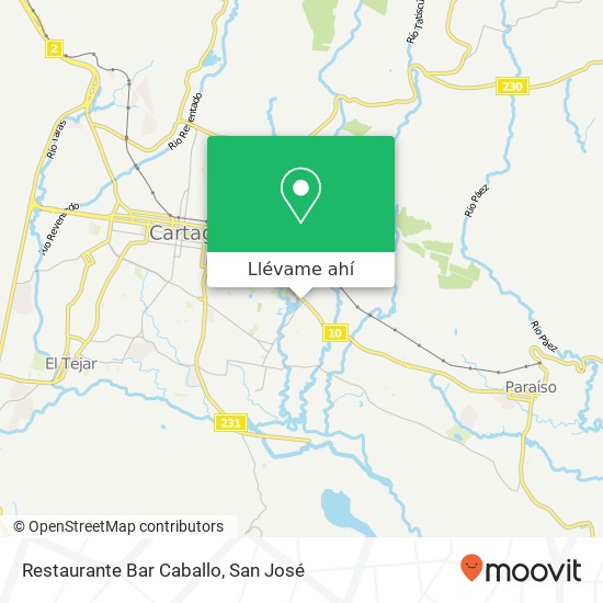 Mapa de Restaurante Bar Caballo, Dulce Nombre, 30109
