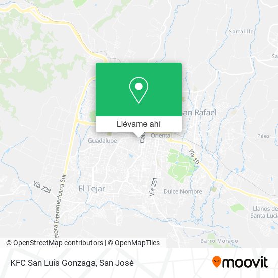 Mapa de KFC San Luis Gonzaga