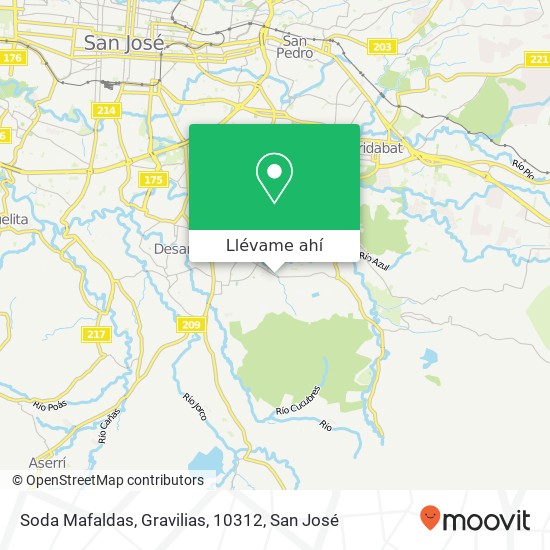 Mapa de Soda Mafaldas, Gravilias, 10312