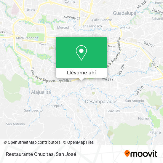 Mapa de Restaurante Chucitas