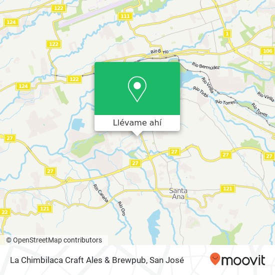 Mapa de La Chimbilaca Craft Ales & Brewpub