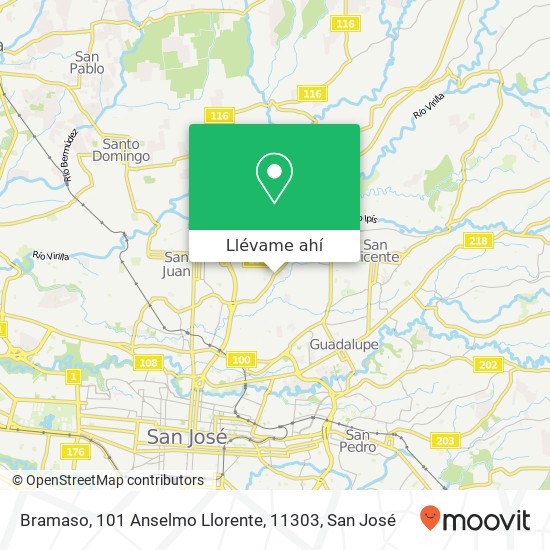 Mapa de Bramaso, 101 Anselmo Llorente, 11303