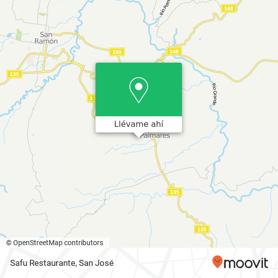 Mapa de Safu Restaurante, Palmares, 20701