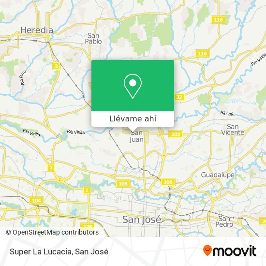 Mapa de Super La Lucacia