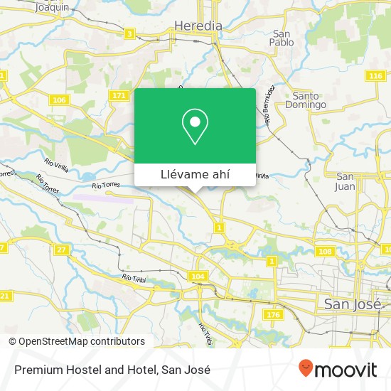 Mapa de Premium Hostel and Hotel