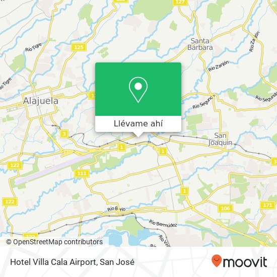 Mapa de Hotel Villa Cala Airport