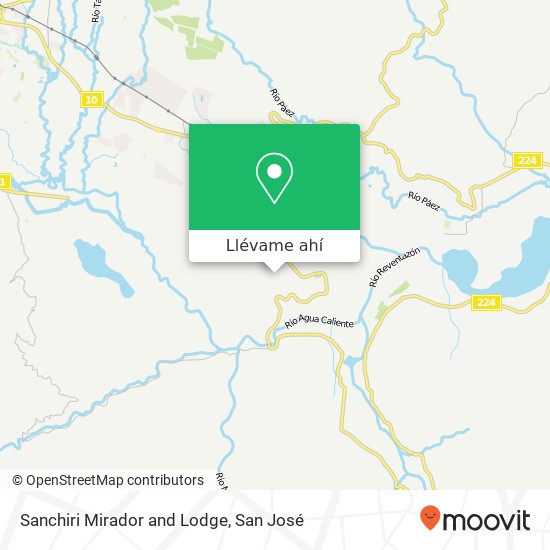 Mapa de Sanchiri Mirador and Lodge