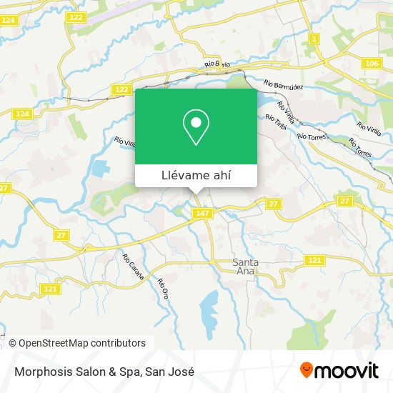 Mapa de Morphosis Salon & Spa