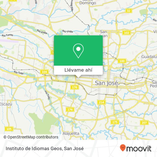 Mapa de Instituto de Idiomas Geos