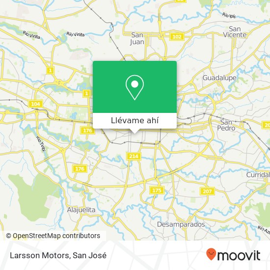 Mapa de Larsson Motors